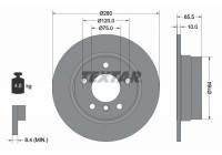 Disque de frein PRO 92132903 Textar