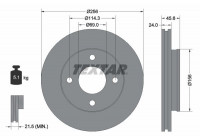 Disque de frein PRO 92134803 Textar