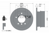 Disque de frein PRO 92137503 Textar