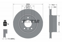 Disque de frein PRO 92146103 Textar
