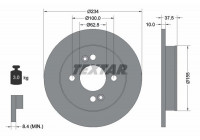 Disque de frein PRO 92147203 Textar