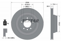Disque de frein PRO 92151403 Textar