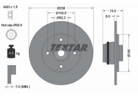 Disque de frein PRO 92154003 Textar