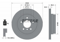 Disque de frein PRO 92154903 Textar