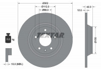 Disque de frein PRO 92159503 Textar