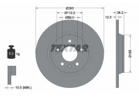 Disque de frein PRO 92160103 Textar