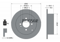 Disque de frein PRO 92161303 Textar