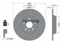 Disque de frein PRO 92162903 Textar