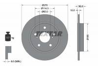 Disque de frein PRO 92164003 Textar