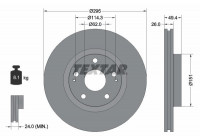 Disque de frein PRO 92168003 Textar