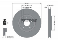 Disque de frein PRO 92169903 Textar