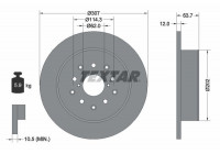 Disque de frein PRO 92170803 Textar