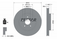 Disque de frein PRO 92171503 Textar
