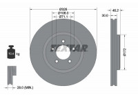 Disque de frein PRO+ 92173505 Textar