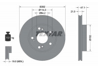 Disque de frein PRO 92175803 Textar