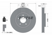 Disque de frein PRO 92178703 Textar