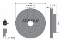 Disque de frein PRO 92223103 Textar