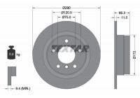 Disque de frein PRO 92261003 Textar