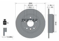 Disque de frein PRO 92261703 Textar