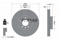 Disque de frein PRO+ 92262605 Textar