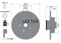 Disque de frein PRO 92268903 Textar