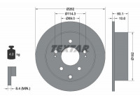 Disque de frein PRO 92269403 Textar