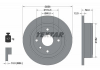 Disque de frein PRO 92269903 Textar