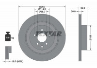 Disque de frein PRO 92270703 Textar