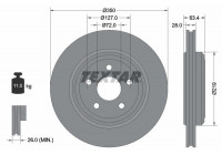 Disque de frein PRO 92282003 Textar