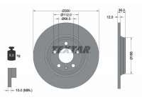 Disque de frein PRO 92282803 Textar