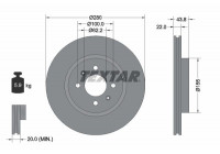 Disque de frein PRO 92288303 Textar