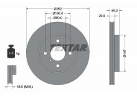 Disque de frein PRO 92292903 Textar