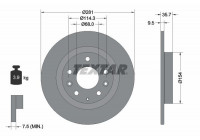 Disque de frein PRO 92293703 Textar