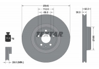Disque de frein PRO+ 92294305 Textar