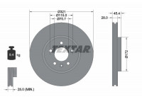 Disque de frein PRO+ 92305505 Textar