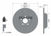 Disque de frein PRO+ 92306905 Textar