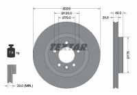 Disque de frein PRO 92307803 Textar