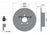 Disque de frein PRO 92326403 Textar