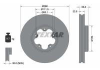 Disque de frein PRO 93260603 Textar