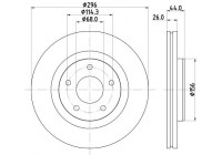 Disque de frein PRO High Carbon 8DD 355 125-521 Hella