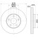 Disque de frein PRO High Carbon 8DD 355 129-361 Hella