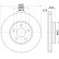 Disque de frein PRO High Carbon 8DD 355 132-021 Hella, Vignette 4