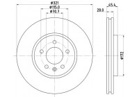Disque de frein PRO High Carbon 8DD 355 132-171 Hella