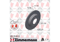 Disque de frein SPORT DISQUE DE FREIN Z 285.3528.52 Zimmermann