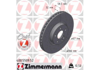 Disque de frein SPORT DISQUE DE FREIN Z 400.5509.52 Zimmermann