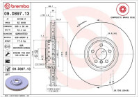 Disque de frein TWO-PIECE DISCS LINE 09.D897.13 Brembo