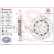 Disque de frein TWO-PIECE FLOATING DISCS LINE 09.9547.33 Brembo, Vignette 3