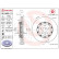Disque de frein TWO-PIECE FLOATING DISCS LINE 09A66513 Brembo