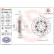 Disque de frein TWO-PIECE FLOATING DISCS LINE 09B08513 Brembo, Vignette 2