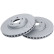 Disque de frein ventilé 18468 ABS, Vignette 2
